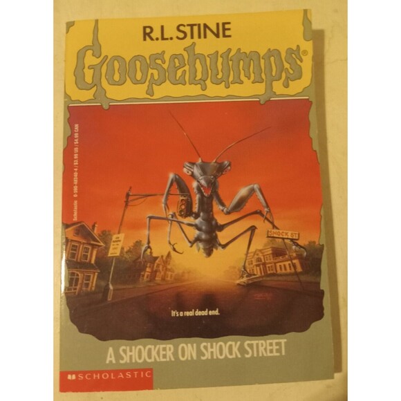 R.L. Stine's Goosebumps Book #35 A Shocker On Shock Street Preowned - Picture 1 of 8